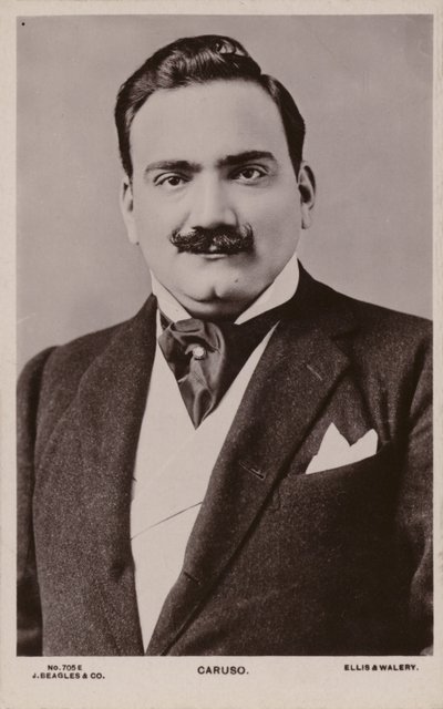 Enrico Caruso, Italiaanse tenor (1873-1921) door English Photographer